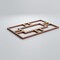 Ekena Millwork Small Hastings Decorative Fretwork Wood Wall Panels, Hickory, 7 1/2"W x 11 3/8"H x 3/8"T WALW12X12X0375HASHI - alternate 5